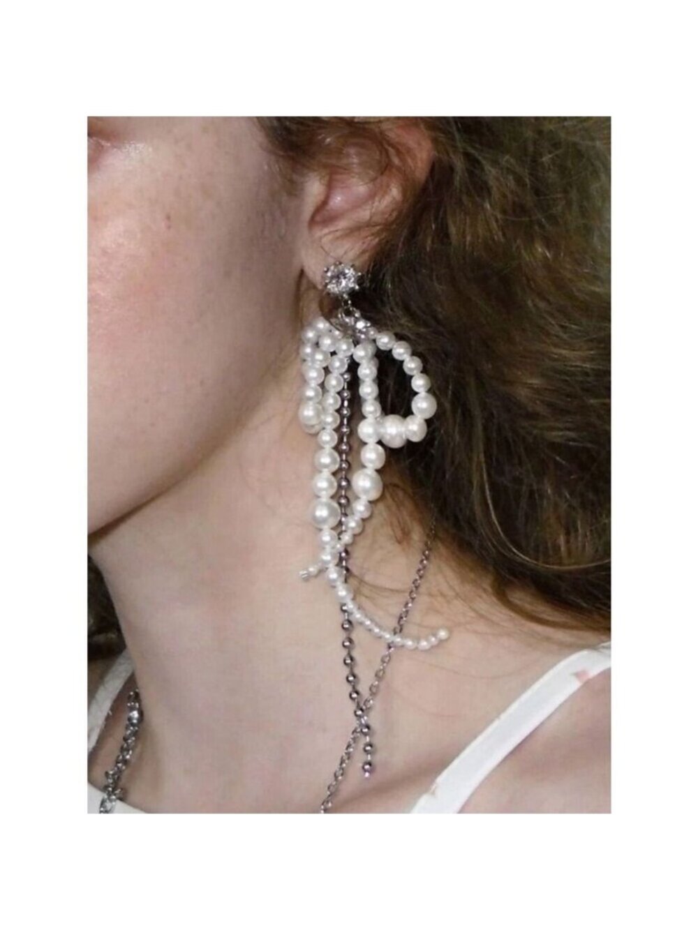 Pearl Drop Earrings M1316